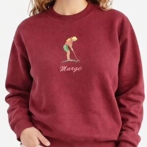 Jerzees Vintage Embroidered GrandmaCore Crewneck Sweatshirt Made USA Pullover